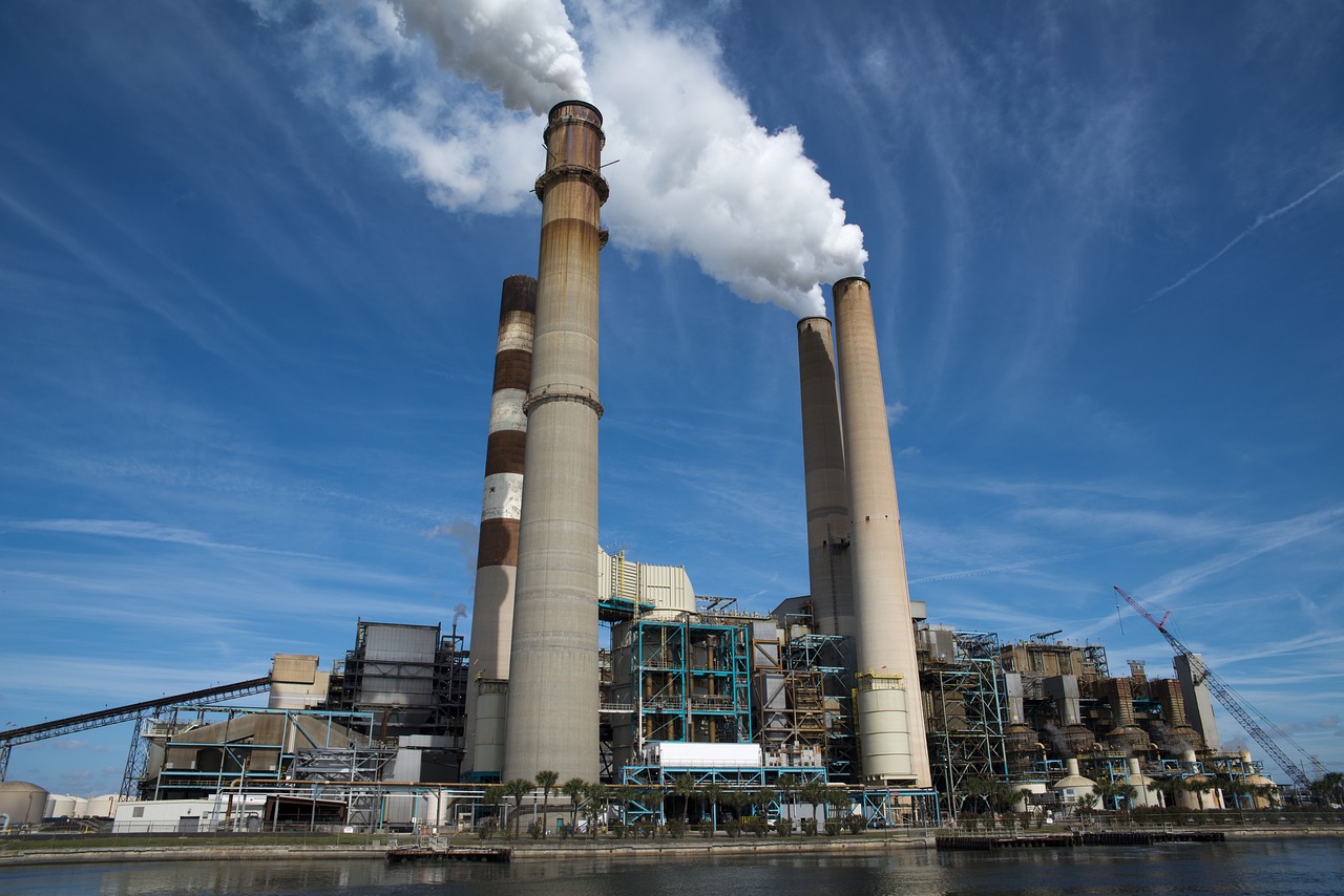 une centrale électrique